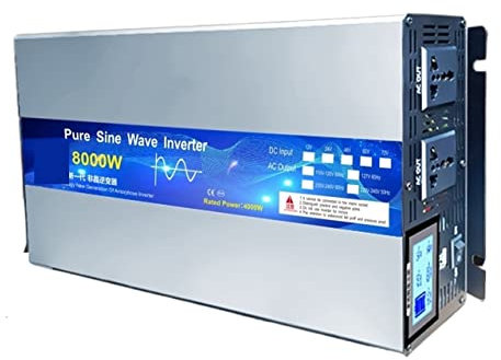 Convertisseur Pur Sinus Onduleur à onde sinusoïdale pure 12v 220 DC 12V 24V 60V 72V à AC 110 220 Convertisseur de puissance Panneau solaire Onduleur 6000W 3000W 8000W 4000W pour Voiture, Caravane, Bat
