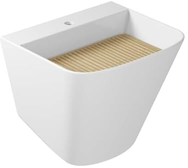 GALASSIA Lavabo/lavatoio cm.55 x 45 Meg11 Pro (asse in legno inclusa)