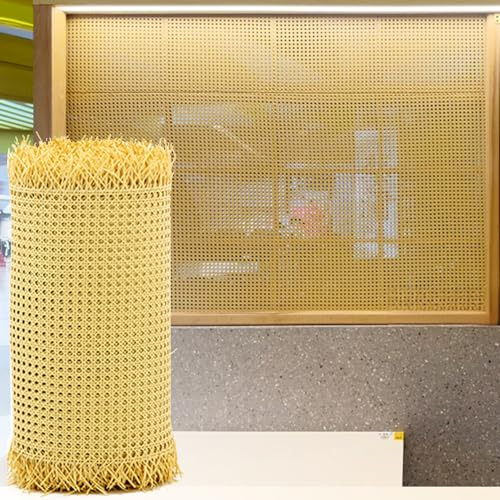 Rouleau de toile en faux rotin pour bricolage, décoration d'intérieur, meubles, armoire, séparateur, porte et plafond (2,2 x L)