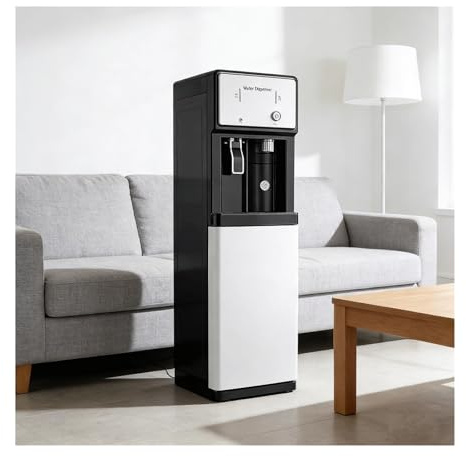 Dispensador De Agua Sin Botella,Enfriador De Agua Independiente para Agua Fría Y Caliente para Uso Doméstico Y En Pequeñas Empresas,Frío,Caliente,Temperatura Ambiente