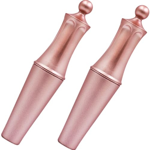 KICHOUSE 2 Stück Magnetischer Eyeliner Flüssig 4ml Rosa Wasserfest mit Starkem Halt und Tragbarem Design für Damen und Teens Make Up für Partys und Alltag