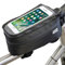 NC-17 Fahrrad Oberrohr Rahmentasche XL Handytasche für Smartphone bis 15,8cm Länge mit Touchscreen für MTB Rennrad Ebike