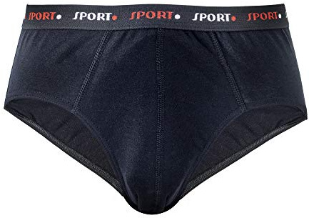 HERMKO 8310 3er Pack Herren Slip mit schönem Webbund