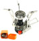 Bobury Poêle extérieur pliable Portable Batterie de cuisine brûleur à gaz Camping Poêle Randonnée pique-nique barbecue réservoir Cuisinère Four Mini