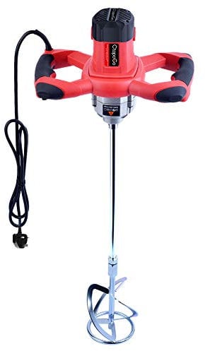 Concrete Mixer Machine, 1600W Cement Mixer Mixing Drill Tool for Concrete Cement Panit Mortar Drywall Mud Grout Thinset, Electric Hand Paint Paddle Mixers, Adjustable 6 Speeds