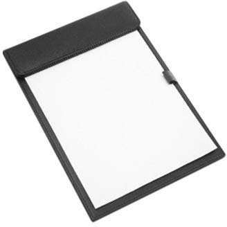 Klemmbrett A4 A5 Blockmappe Leder Schreibplatte mit Kugelschreiber Halter Clipboard Magnetclip Schreibbrett Schreib Mappe für Konferenz Register Hotel Verhandlung Büro Arbeits Speisekarte