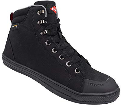 Lee Cooper Herren Arbeitskleidung der Frauen Unisex Retro Styled Premium Cordura Baseball Arbeitssicherheit Trainer Stiefel Schuhe SB SRA, Schwarz, 37 EU