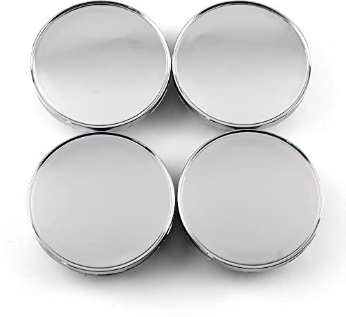 RhinoTuning 4 Stück Radnabenkappen für BBS Nabendeckel OD 70,6 mm ID 60,6 mm, Chrom Radnabenabdeckung Geeignet für RK RM500 RW RX LM CH RT GC-WK1 Rad, 09.24.467 Felgendeckel