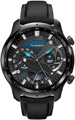Ticwatch Smartwatch Pro 3 LTE, Wear OS, piattaforma Qualcomm Snapdragon Wear 4100, monitoraggio del sonno della frequenza cardiaca e NFC