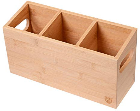 GRÄWE Bambus Besteckhalter 3 Fächer
