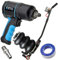 Stix Pneumatisch Wagenheber 4T mit Druckluft Schlagschrauber 1700Nm 1/2 Set Air Jack