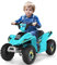 COSTWAY Quad avec Batterie 6V pour Enfant, Quad Électrique avec Marche Avant/Arrière, Fonctionnement Sécurisé et Vitesse Max de 4,5 km/h, Cadeau pour Garçons et Filles, Bleu/Noir/Blanc/Rouge (Bleu)