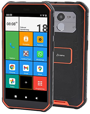 Olympia Trek Outdoor Smartphone Wasser-Staubschutz nach Klasse IP68 5000mAh Batterie