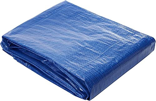 Toldo Reforzado Lona Impermeable Exterior (Azul, 5 x 6 m)