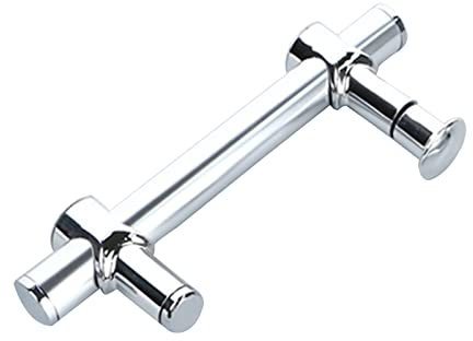 Tirador de Puerta de Ducha de Acero Inoxidable, Tirador de Puerta de Cristal Cromado para Ducha, Tirador para mampara de Ducha, Tirador de Puerta de baño Interno/Externo (Size : 145mm)