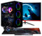 NitroPC - Pack Platinum Plus | PC Gaming completo (AMD Ryzen 7 7800X3D 4.2 GHz/5 GHz, RTX 5070 12GB 3X, RAM 32GB RGB, M2 2TB, W11, RGB | WiFi, monitor curvo 27, tastiera, mouse, cuffie)