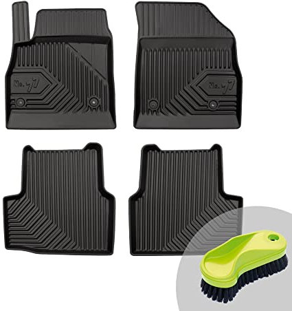 FROGUM No.77 Gummimatten Ganzjahresset von Auto Fußmatten Autofussmatten für Opel Astra K 2015-2021 | Langlebiges TPE Material