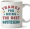 MUGFFINS Boyfriend Mug - in English - Thanks for Being The Best - Funny Gift - Ceramic 11oz Mug
