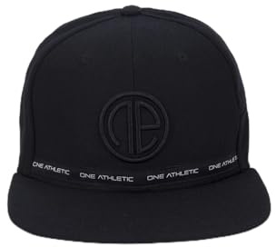 One Athletic Unisex Iverson Cap, Schwarz, Einheitsgröße