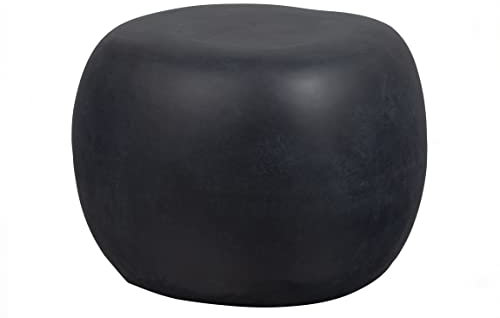 Vintagehaus Couchtisch Beistelltisch Outdoor Pebble Klein Betonoptik Anthrazit