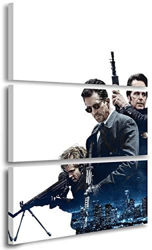 Leinwandbild Heat | Robert Deniro - Al Pacino, Thriller - Aktion - Film, Poster mit Schauspielern, Inneneinrichtung - Klein bis Groß