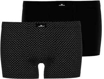 Götzburg Herren Pants schwarz bedruckt 2er Pack