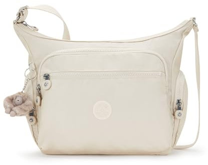 Kipling Damen Gabbie Umhängetaschen, Beige Perle