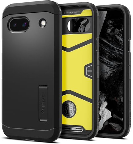 Spigen Tough Armor Hülle Kompatibel mit Google Pixel 8a -Schwarz