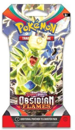 Pokemon Scarlet & Violet Obsidian Flames Sleeved Booster | Tyranitar