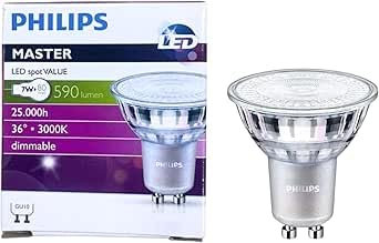 DSTOCK60 - Spot LED GU10 7w équivalent 80w 590 lumen - Compatible Philips - Spot dimmable compatible variateur - 3000k (6)