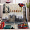 WHUOEUCO Kuscheldecke Londoner Landschaft Flauschig Decke Fleecedecke - Sofadecke Warm Wohndecke Couchdecke, Weich Sofaüberwurf 150x200cm