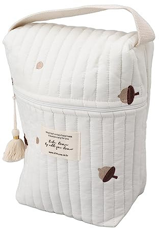Acouto Kinderwagen-Wickeltasche, Besticktes Muster, Tragbare Baumwollwindeltasche für Outdoor-Aktivitäten (Stern)
