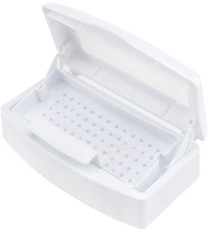 ieron UV Disinfection Box - Professional Nail Tools Sterilization Container for Salons, Plastic UV Sterilizer Box