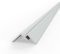 AUPROTEC Aluminium Profil Inneneckprofil Weiß 200cm Eckverbinder Alu Eckprofil Verbindungsprofil für 3mm Duschrückwände Wandverkleidung Profilleisten für Küchenrückwand