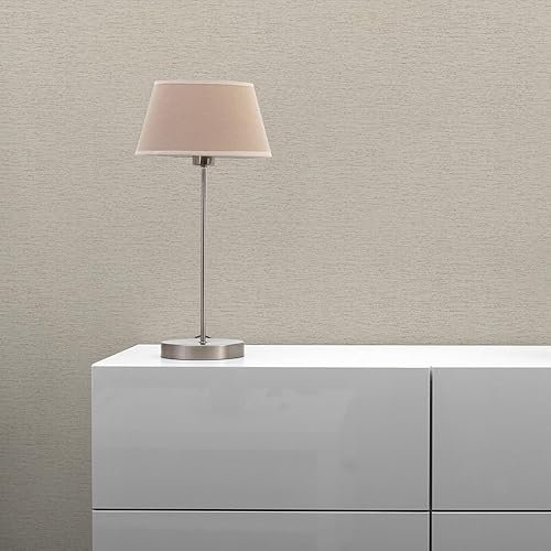 TADESSI Papier peint uni uni M1-No.10978 | Non tissé | Taupe 10,05 m x 0,53 m