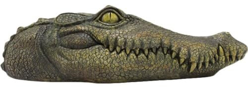 Ericetion Figurina di Animale Giardino con Testa Galleggiante Galleggiante per Decorazione della Testa Finta dello Stagno per L'arredamento del Patio della Piscina