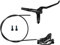 TINGSING Hydraulic Disc Brake Set Mountain Bike 4 Piston Front V Brake 850mm Cables/Calipers/Levers Cycling Replacements for MBT BMX E-bike Road Hybrid Bicycle