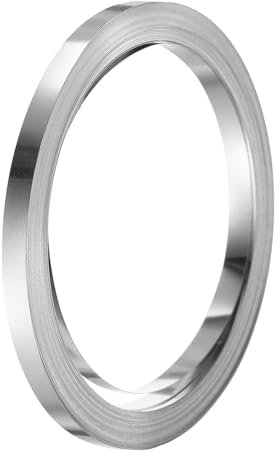 sourcing map Nickel Strip 0.1mm x 5mm (32.8ft / Roll) Nickel Plated Steel Strips for Lithium Battery Packs Car Nickel Tap for Cell Battery Pack Spot Welding and Soldering, Silver Tone