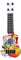 Glomora Kids Toy Ukulele Gitarre,4 Strings Mini Gitarre Kinder Musikinstrumente Bildungsspielzeug klassisches Gitarren Musikspielzeug für Kleinkinder Anfänger Jungen und Mädchen (mit Graffiti)