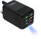USB C Plug Fast Charging, USB C Plug, 150W Fast Charger Plug, 6-Port Charger (3PD Type C port+3QC USB A port), UK wall charger charging plug, compatible with iPhone 11/12/13/14/15 series/XS/XR/8/iPad
