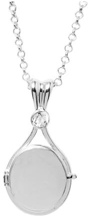 SUJEBRAN Silberne Muschel Halskette H2O Mermaid Melody Cosplay Anhänger Schmuck Metall Muschel Necklace (Silver)