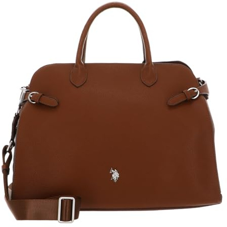 U.S. Polo Assn. Melting Double Handle Bag L Brown