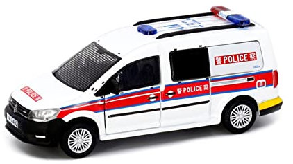 Mini Auto Spielzeug 1 64 Für Volkswagen Caddy Weiß Polizeiauto Legierung Simulation Modellauto Erwachsene Sammlung Ornamente Wohnkultur