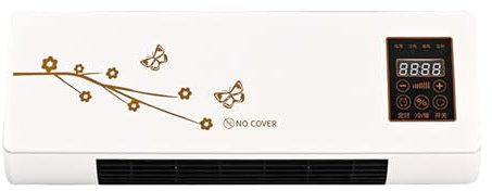 Aire acondicionado de pared – Aire acondicionado monobloc, unidades de aire acondicionado portátiles para habitaciones, silenciador, mando a distancia frío, calor, temporizador, 24 horas, para casa
