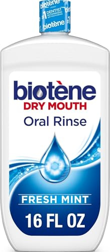 Biotene Oral Rinse Mouthwash for Dry Mouth, Fresh Mint - 16 fl oz