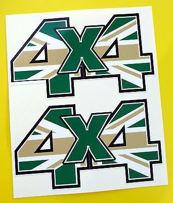 Other 4X4 GELÄNDE Sticker Aufkleber 'Tarnfarbe' Union Jack ideal für Land Rover Defender