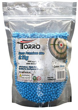 Torro 5000 Schuss 6mm Munition BB's Softair; Panzer Farbe Blau