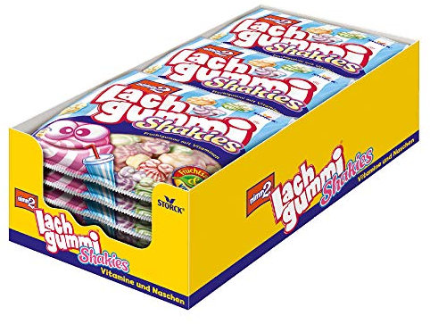 nimm2 Lachgummi Shakies (15 x 225g) / Fruchtgummis mit Vitaminen