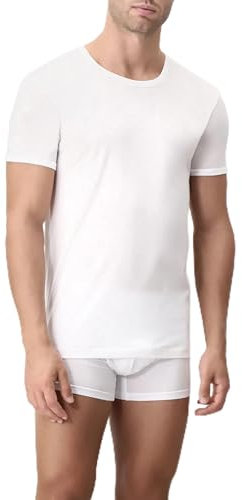 CAGI 3 T-Shirt Mezza Manica Art 1318 100% Filo di Scozia TG. 4 Bianco