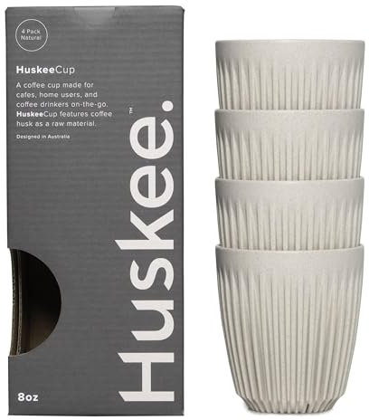Huskee - HuskeeCup (4-Pack) (Natural, 8oz)
